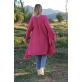 Ζακέτα πολύ μακριά με μύτες Ζακέτα πολύ μακριά με μύτες