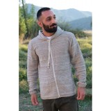 Ζακέτα κουρελού με κουκούλα και τσέπες (Ανδρικό) Ζακέτα κουρελού με κουκούλα και τσέπες (Ανδρικό)