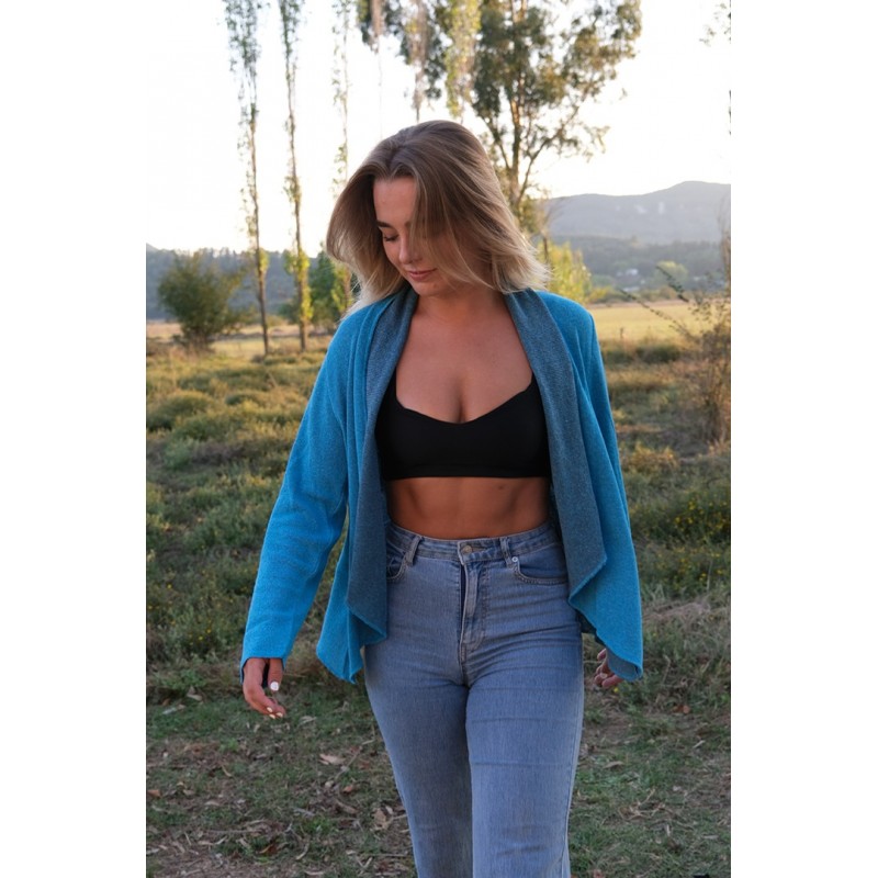 Κοντή ζακέτα με εβαζέ μύτες Κοντή ζακέτα με εβαζέ μύτες