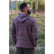 Ζακέτα κουρελού με κουκούλα και τσέπες (Ανδρικό) Ζακέτα κουρελού με κουκούλα και τσέπες (Ανδρικό)