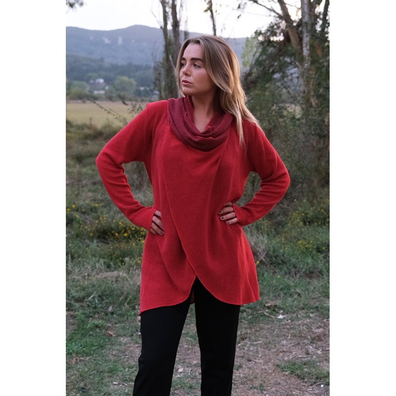 Ζακέτα με γιακά-γραβάτα Ζακέτα με γιακά-γραβάτα