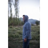 Ζακέτα κουρελού με κουκούλα και τσέπες (Ανδρικό) Ζακέτα κουρελού με κουκούλα και τσέπες (Ανδρικό)