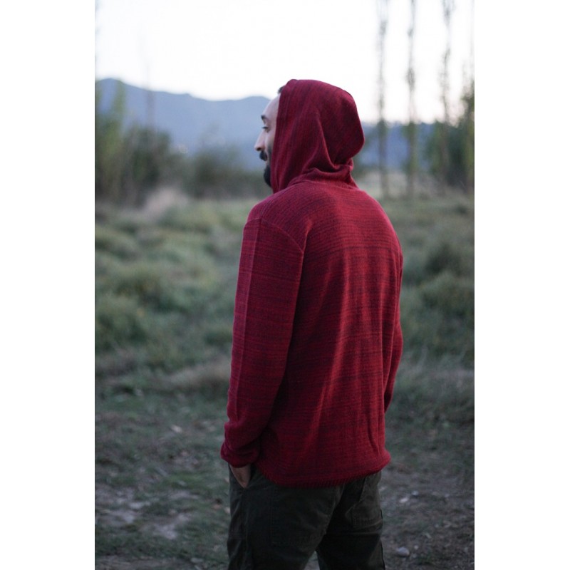 Μπλούζα κουρελού με κουκούλα και τσέπες Μπλούζα κουρελού με κουκούλα και τσέπες