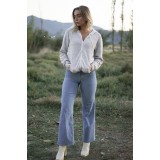 Ζακέτα κουρελού με κουκούλα και τσέπες Ζακέτα κουρελού με κουκούλα και τσέπες