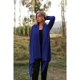 Ζακέτα με μύτες και μεγάλο γιακά-κουκούλα Ζακέτα με μύτες και μεγάλο γιακά-κουκούλα