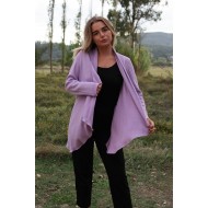 Ζακέτα με εβαζέ μύτες Ζακέτα με εβαζέ μύτες