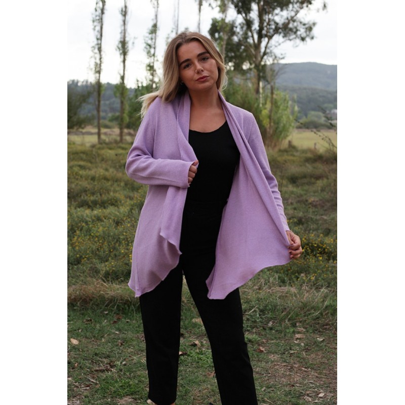 Ζακέτα με εβαζέ μύτες Ζακέτα με εβαζέ μύτες