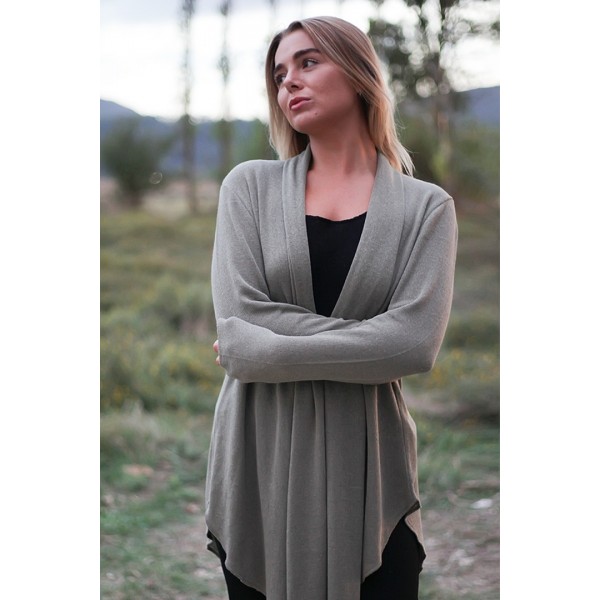 Ζακέτα με μύτες μπροστά και πίσω