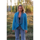 Κοντή ζακέτα με εβαζέ μύτες