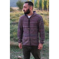 Ζακέτα κουρελού με κουκούλα και τσέπες (Ανδρικό)