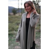 Ζακέτα με μύτες μπροστά και πίσω