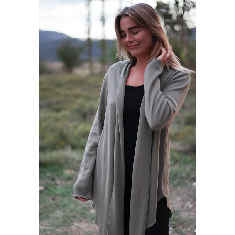 Ζακέτα με μύτες μπροστά και πίσω